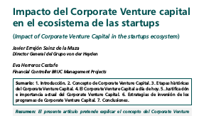 Impacto del Corporate Venture capital en el ecosistema de las startups