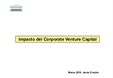Impacto del Corporate Venture Capital